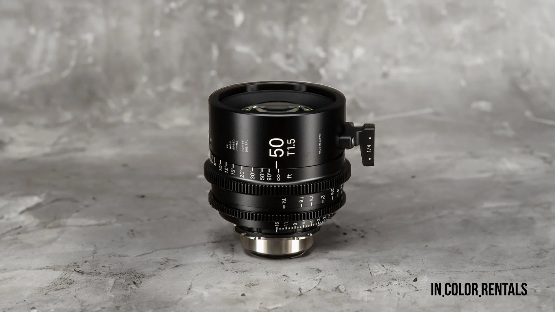 Rent SIGMA CINE lenses in Las Vegas — IN COLOR RENTALS